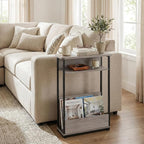 Narrow Side Table, 3-Tier Slim End Table - Image 6