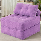 HABUTWAY Folding Sofa Bed, Convertible Sleeper Chair Bed w/Dual-Pillow & Handle by HABUTWAYMakeYourLifeComfortable
