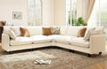 Ihanherry 107" Oversized V-Shaped Modular Sectional Sofa, Cloud Couch by iHanHerry