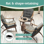 Outdoor Chair Cushion, High Back Soft Seat Pad - Image 7