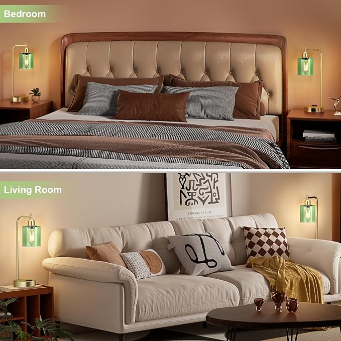Innqoo Industrial Green Table Lamps - Image 4