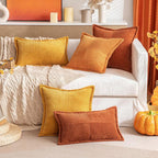 MIULEE Fall Burnt Decorative Lumbar Throw Pillow Covers 12x20 Inch | 2 Pack - Image 8