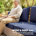 Outsunny Outdoor Patio Couch - Image 4