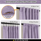 MYSKY HOME Purple Nursery Curtains - Image 3
