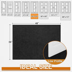 Super Absorbent Front Door Mat, Non-Slip Washable Indoor Doormats, Low Profile - Image 3