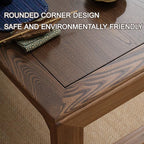 HARELA Japanese Solid Wood Low Coffee Table, Tatami Tea Style, Zen-Inspired - Image 5