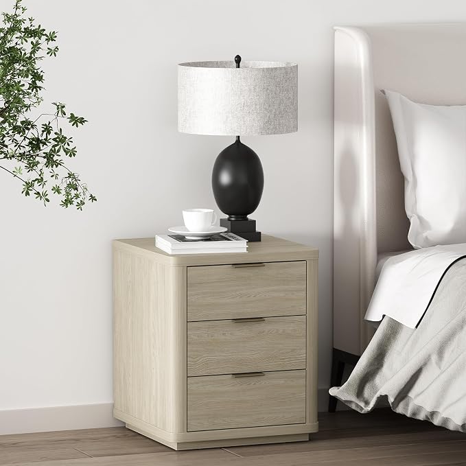Eco-Friendly Nightstand in Natural Wood - Image 2