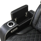 Lexicon 118" Power Reclining Sectional Sofa, Wall Hugger, 2 Recliner Seats - Image 20