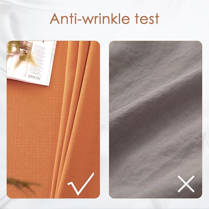 BALCONY & FALCON Rectangle Tablecloth Washable Wrinkle Resistant and Water - Image 4
