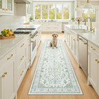 RELEANY Washable Area Rug, Runner 2'x8', Water Repellent, Pet Friendly by RELEANY