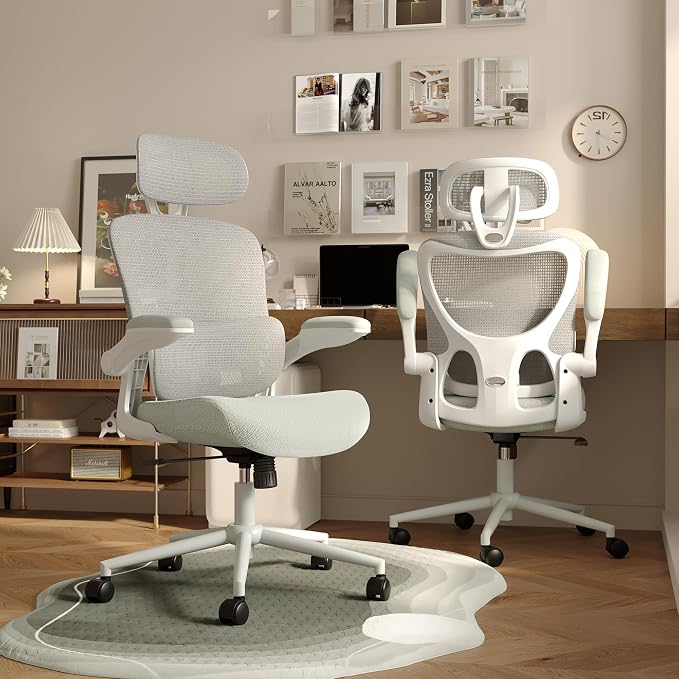 SUNNOW Ergonomic Office Chair, Comfy Mesh Desk Chair, High Back Computer Gaming - Image 2