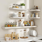 Acovy 36 Inch Floating Shelves, Wooden Shelves - Image 7