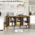 Vintage Buffet Sideboard Cabinet - Image 5