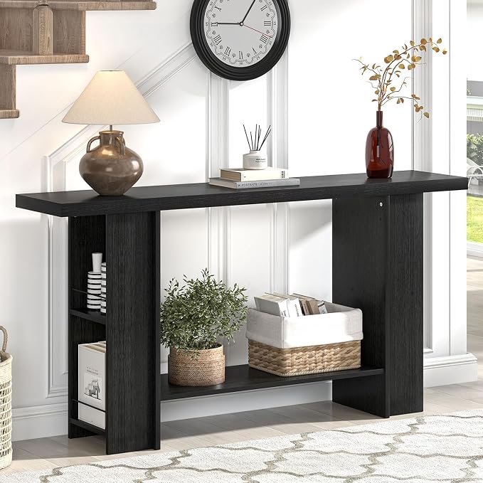 FOLUBAN Black Entryway Table by FOLUBAN