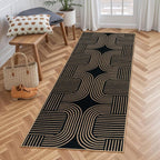 Lahome Modern Geometric Runner Rug, 2x6 Laundry Room Rug Runners by Lahome