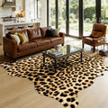 8 x 10 Western Faux Leopard Rug, Large Animal Print Cheetah Rug | Premium by AROGANAREARUG