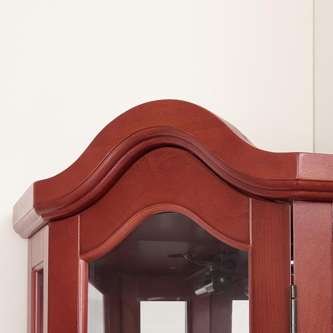 Glass Corner Display Cabinet - Image 7