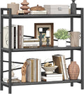 Book Shelf, 3 Tier Bookshelf 31.49" Width, Book Shelf Storage and Organization by Homeiju