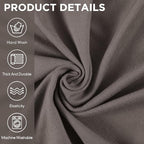 Peryiter 3 Pcs Couch and Loveseat Covers Set Sofa Cover - Image 5