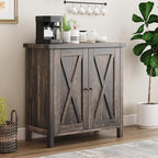 GarveeHome Small Storage Cabinet, Farmhouse Sideboard Buffet Cabinet - Image 5