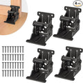 4 Pack Folding Brackets, Self-Lock Hinge by Spiglamm
