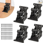 4 Pack Folding Brackets, Self-Lock Hinge by Spiglamm