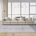 Guyii Modern 140.94" Long Oversized 4-Seat Velvet Sectional Sofa, Convertible by Guyii