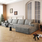 136" Sectional Couches for Living Room Cloud Couch Sofa by AWarmHomeForYou