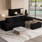 104" Convertible Sectional Couch by Unknown