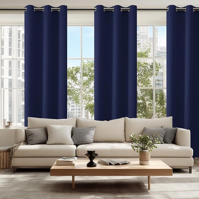Blackout Curtains for Bedroom, 42 x 84 Inch, 2 Panels | Thermal Insulated & - Image 6