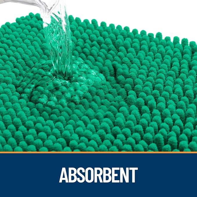 OLANLY Dog Door Mat for Muddy Paws 30x20, Super Absorbent Chenille Mud Mat | - Image 3