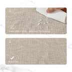 BALCONY & FALCON Placemats Set of 4 Faux Linen Cloth Place Mats Washable - Image 5