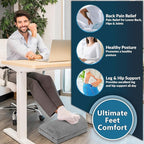ComfiLife Foot Rest for Under Desk at Work – Adjustable Desk FootRest for - Image 3