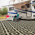 SAND MINE Reversible Mats, Plastic Straw Rug, Modern Area Rug, Large Floor Mat - Image 7