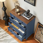 Joaxswe Farmhouse 5 Drawer Dresser - Image 5