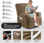Timeles Recliner Covers Extra Wide Recliner Chair Cover Reclining Sofa - Image 3