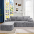 Hobestluk Modular Sectional Sofa Couches L-Shape Couch 3 Seat Modular Sofa by YourHomeDeservesMore
