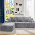 Hobestluk Modular Sectional Sofa Couches L-Shape Couch 3 Seat Modular Sofa by YourHomeDeservesMore