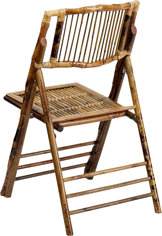 Flash Furniture Folding Bohemian Bamboo Chairs - Image 12