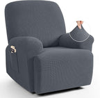 TAOCOCO Recliner Cover 4-Pieces, Recliner Stretch Sofa Slipcover, Recliner by TAOCOCO