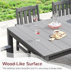 Stoog All-Weather 7 Pieces Patio Dining Sets, Waterproof Patio Furniture Set - Image 6