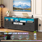 Furologee 55 Inch TV Stand, Entertainment Center - Image 4
