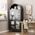 78.74'' H Tall Metal Arched Cabinet - Image 6