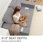 COMAX Convertible Sofa Bed Queen, Folding Fold Out Couch Bed, Floor Futon Couch - Image 7