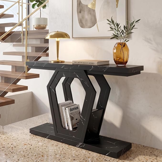 senlin Sofa Table 47.3 Inch Narrow Console Table - Image 9