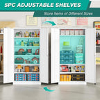Wide & Deep Metal Storage Cabinet - Image 4