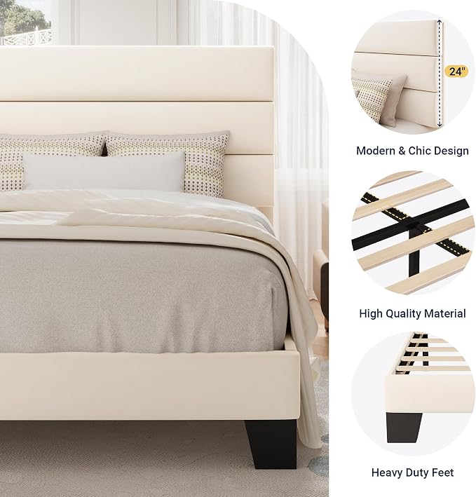 Allewie Twin Size Platform Bed Frame - Image 6