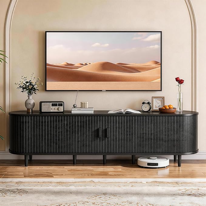 80" Mid Century Modern TV Stand - Image 3