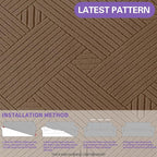 ZNSAYOTX Super Stretch Sofa Cover, New Striped Sofa Covers Fitted Slipcovers - Image 5