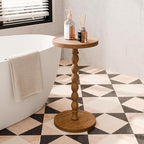 Small Side Table, Rubberwood‌ Drink Table - Image 7
